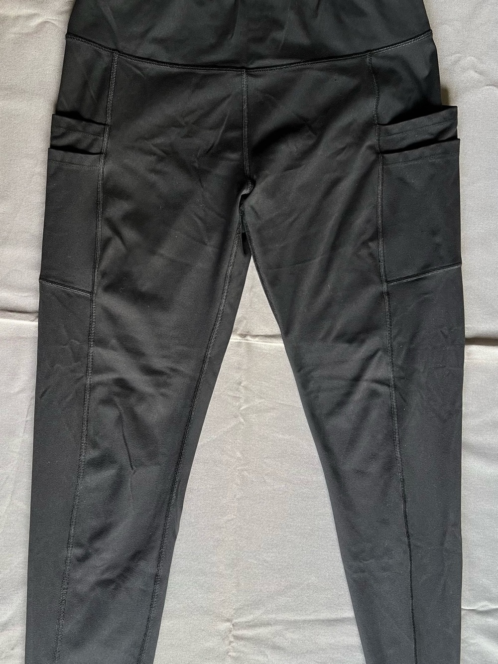Men's Black Cargo Jogger Leggings
